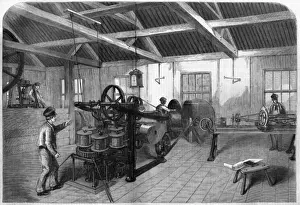 Telegrams Prints: Manufacture of the Atlantic cable