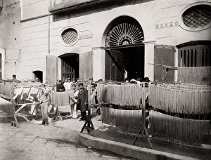 Macaroni Prints: Manufacturer of pasta, macaroni, Naples, Napoli, Italy