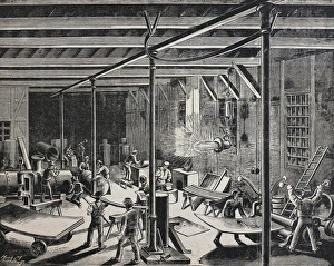 Pressing Gallery: Manufacturing metal sheets with electric lighting