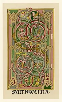 Interlacing Prints: Manuscript / C12 Bible