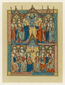 Pentecost Collection: Manuscript / Circa 1300
