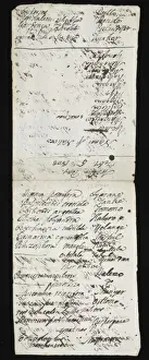 Manuscript page from Robert Browns diary