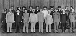Images Dated 24th June 2016: Mao Zedong with delegation from North Korea