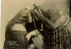 Maori greeting - rubbing noses Maori greeting - Te Hongi - rubbing noses Maori greeting - rubbing noses Maori greeting - Te Hongi - rubbing noses