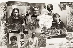 Ethnographic Collection: Maori people, from a tourist souvenir album