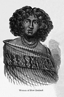 Maori woman, New Zealand