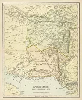 Camel Gallery: Map / Afghanistan C1860S