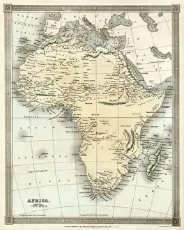 1842 Prints: MAP / AFRICA 1842