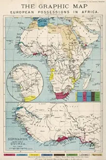 Map / Africa 1884 Graphic