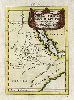 1719 Collection: Map / Africa / Ethiopia 18C