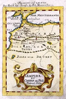 Moroccan Prints: MAP / AFRICA / MOROCCO 1719