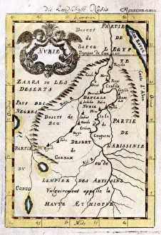 Abyssinia Gallery: MAP / AFRICA / SAHARA 1719