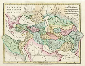 Images Dated 4th August 2015: Map of the Ancient Persian Empire