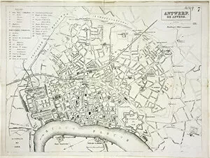 Plans Gallery: Map of Antwerp