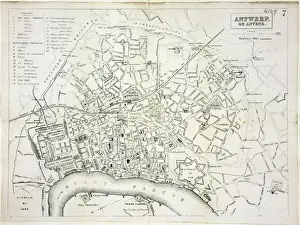 Plan Prints: Map of Antwerp