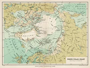 1895 Collection: Map / Arctic Circle 1895