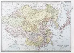 Map / Asia / China 1871