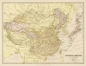 Map / Asia / China / Japan