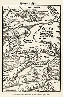 1553 Prints: MAP / ASIA MINOR 1553