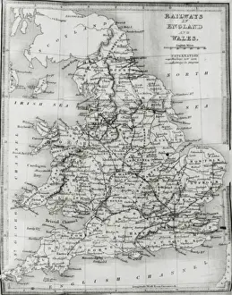 Map ? Bradshaw?s Railway Guide