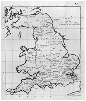 Maps Gallery: Map / Britain / Saxon Period