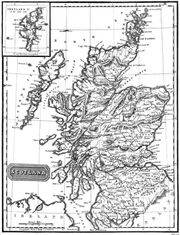 Images Dated 21st September 2012: Map / Britain / Scotland