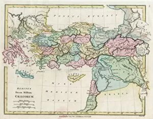 Images Dated 4th August 2015: Map of The Byzantine Empire