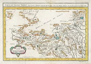 Maps Collection: Map / China / Tibet 1749