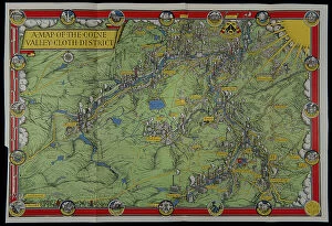 Included Collection: A map of the Colne Valley Cloth District