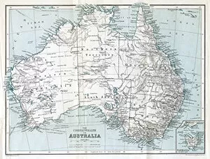 Images Dated 4th December 2018: Map, The Commonwealth of Australia