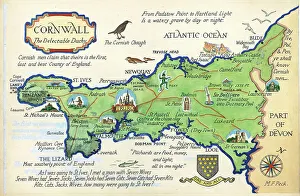 Map - Cornwall