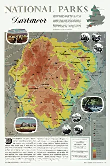 Images Dated 21st May 2012: Map of Dartmoor