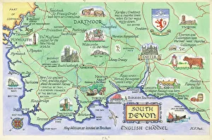 Map - Devon