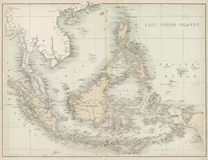 1864 Collection: Map / East India Islands