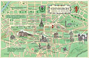 Map - Edinburgh, Capital of Scotland