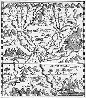 Marked Prints: Map Egypt and Sudan