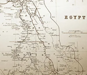 Map of Egypt, Victorian period