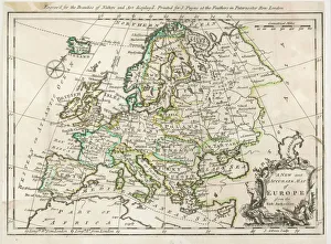 1763 Collection: MAP / EUROPE 1763