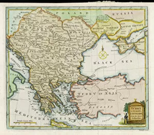 Images Dated 19th October 2007: Map / Europe / Balkans 1792