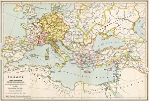 1130 Prints: Map / Europe C1130