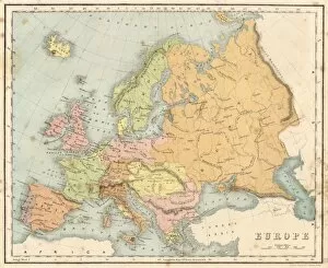 Images Dated 2nd February 2011: Map / Europe C1840