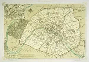 Maps Collection: Map / Europe / France / Paris