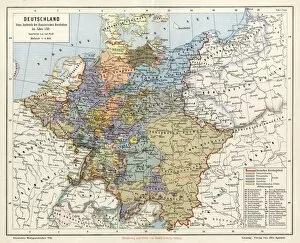 Images Dated 21st May 2012: Map / Europe / Germany 1789