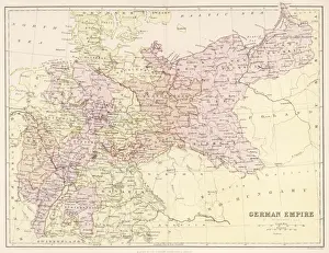 Map / Europe / Germany 1880S