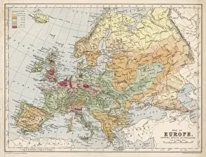 Map / Europe / Population
