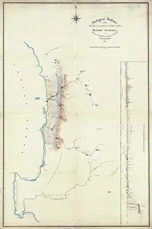 Received Prints: Map of the geology around Swan River, Western Australia