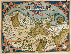 Catalonia Collection: Map of Germany and current Netherlands. Theatrum Orbis Terra