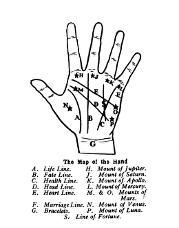 Images Dated 1st September 2011: The Map of the Hand