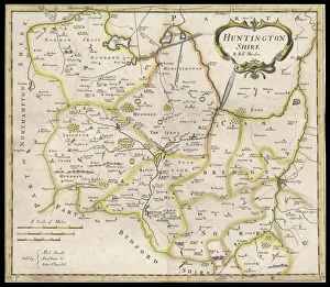 1810 Collection: Map / Huntingdonshire 1810