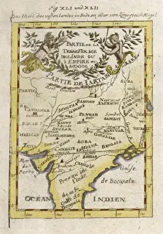 1683 Prints: Map of India Etc / Mallet